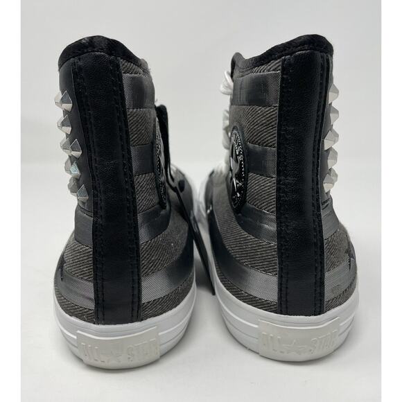 Converse Chuck Taylor Black Studded USA FLAG High-tops Mens Sz 8.5 All Stars main image 10